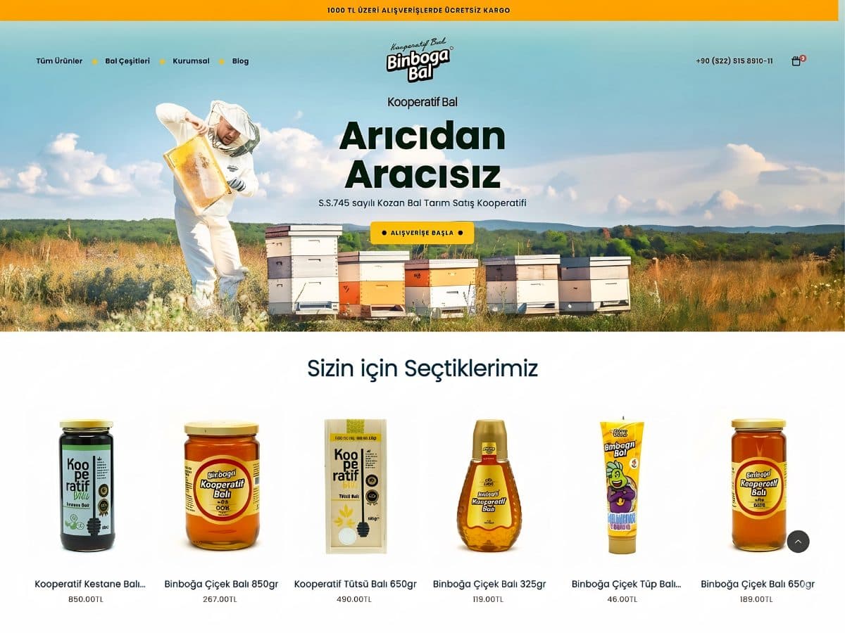 Binboğa Bal – Dijital Marka Dönüşümü